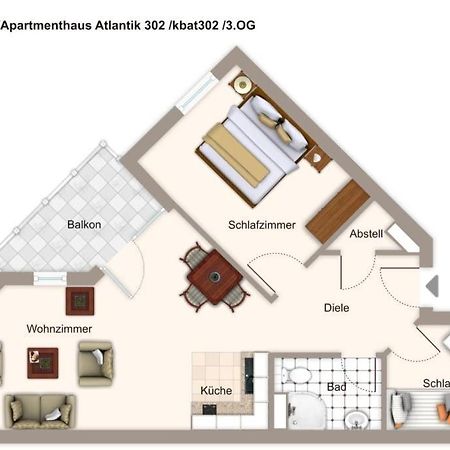 Apartmenthaus Atlantik Apartmenthaus Atlantik 302 Ostseebad Kühlungsborn Extérieur photo